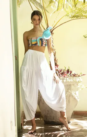 White Balloon Pants